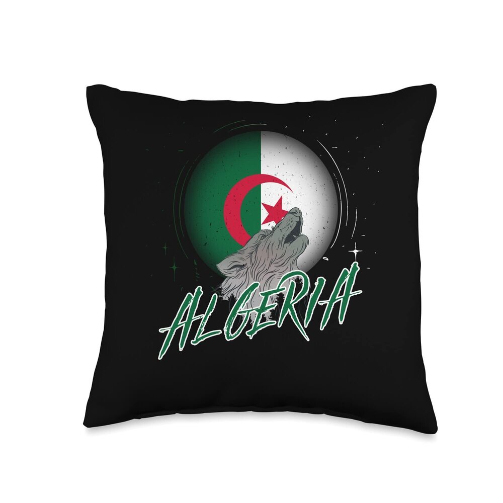 8828 Algeria Throw Pillow, 16x16, Multicolor